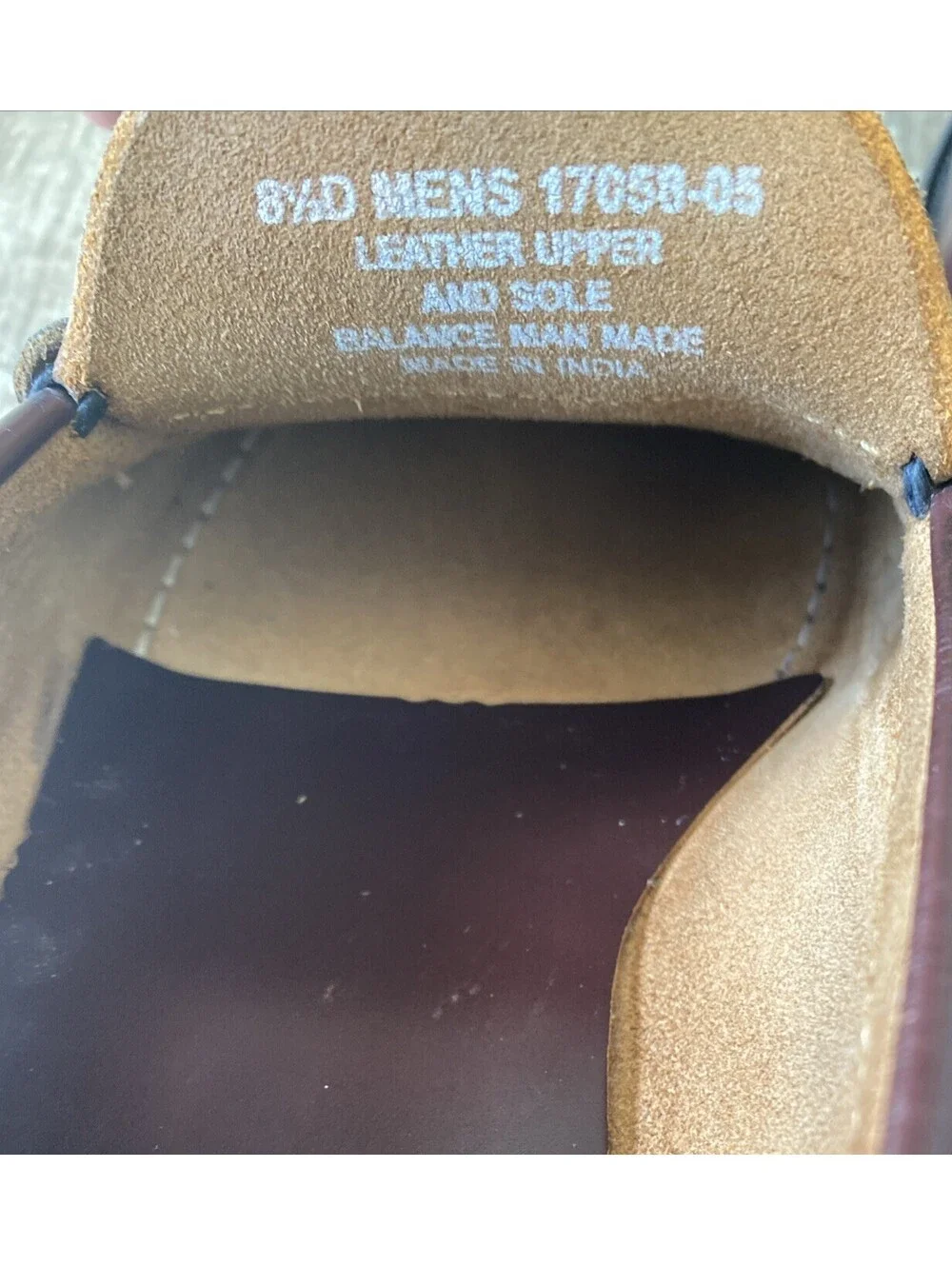 Florsheim Berkley Burgundy Smooth Leather Moc Toe Penny Loafer 8.5 D Men’s